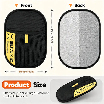 Reusable Electrostatic Pet Hair Removal Glove, Enhanced Pet Grooming Mitt for Cats and Dogs, Efficient Pet Shedding Fur Remover, Great for Sofa, Furniture, Carpet, Car Seat, Home Pet Cleaning